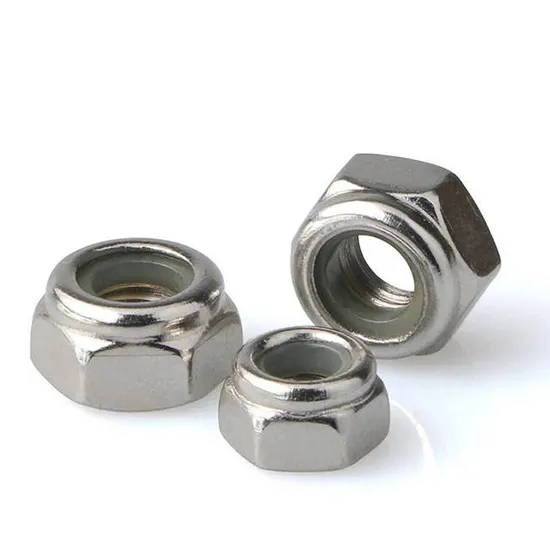 Stainless Steel Hex Nylon Insert Lock Nuts DIN985 Nylon Locking Nut